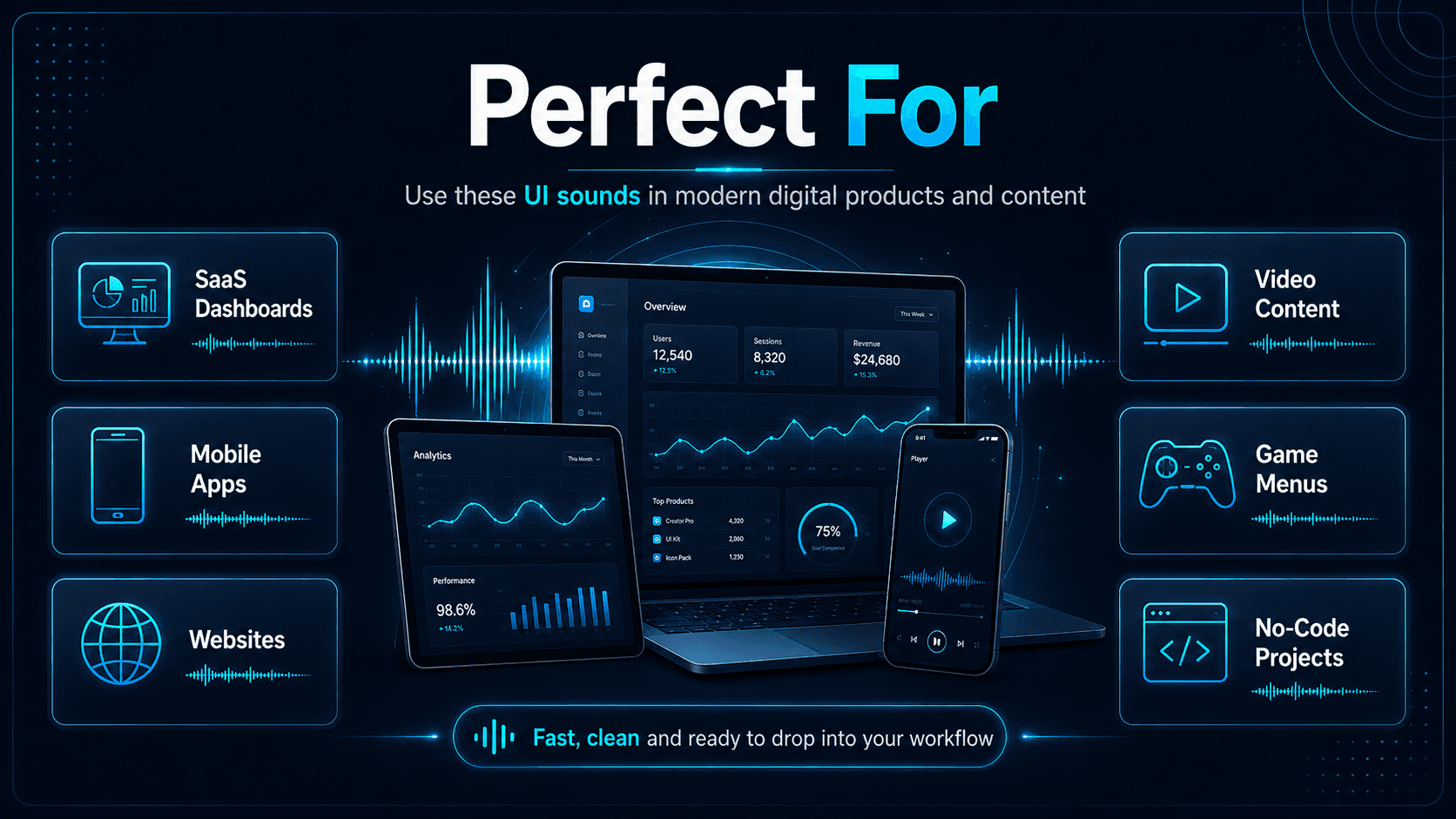 Creator & UI Sound Effects Pack Lite - Perfect For